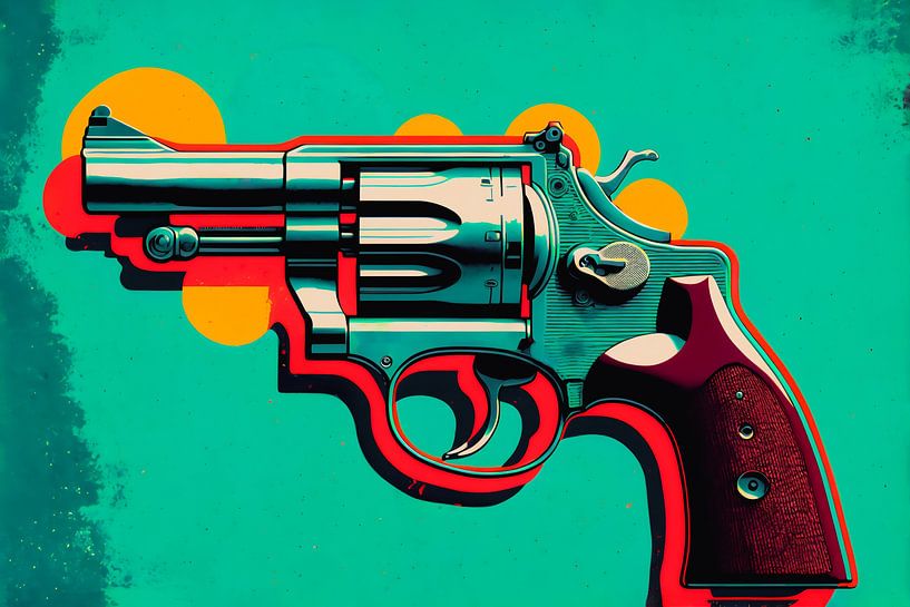 Pop Art Revolver by Roger VDB