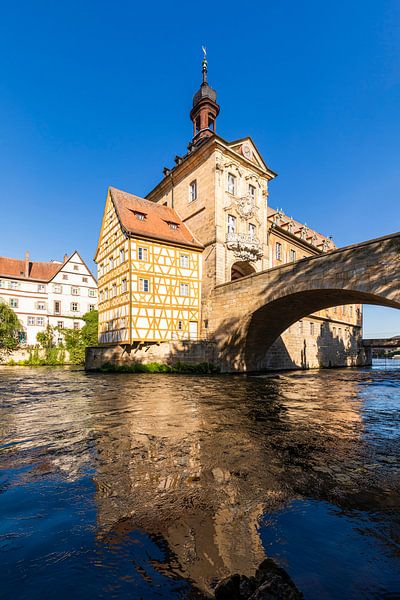 Ancien hôtel de ville au Regnitz de Bamberg par Werner Dieterich