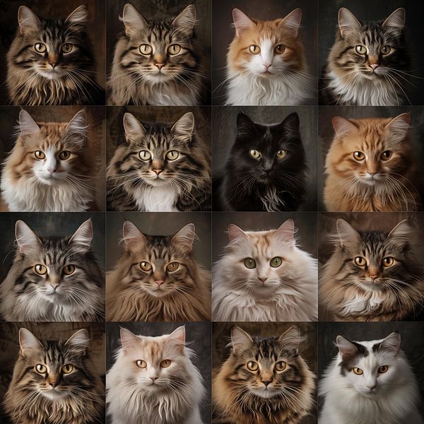 Portraits de chats par Cafe Noir