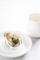 Oyster with caviar