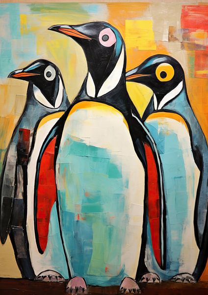 Pinguine von Blickfänger Gemälde