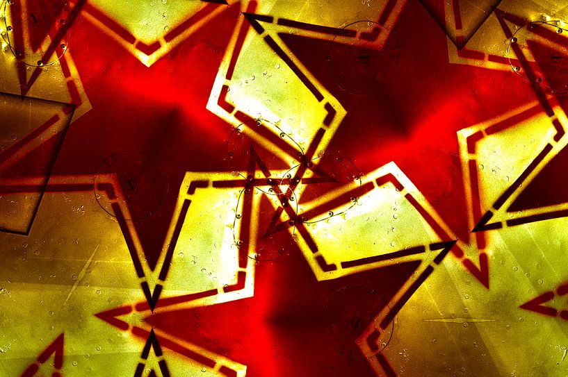 Russian red Star Mash-up 2 van Ernst van Voorst