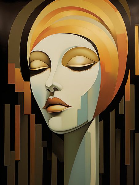 Woman abstract by Bert Nijholt