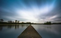 View from a bridge/jetty over a lake