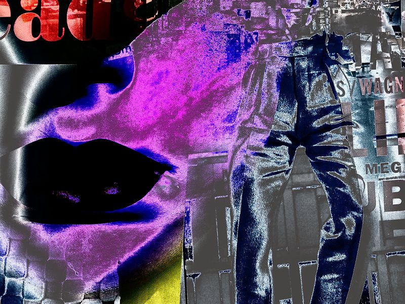 Metallic pants von Gabi Hampe