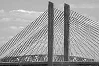 Alte und neue Brücke Zaltbommel