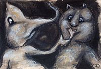 Muster Tinte Pastell 2