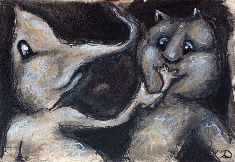 Muster Tinte Pastell 2 von Samantha Dekker