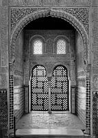 Moorish windows at the Alhambra (Granada, Spain)
