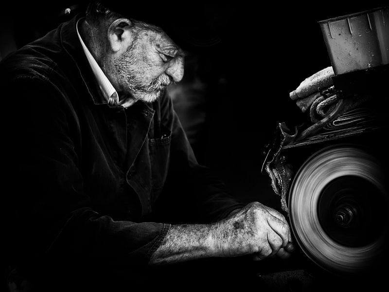 Homme au travail par Lex Schulte