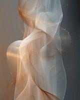 Dynamische Abstraktion mit goldenem Schimmer