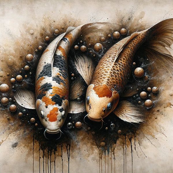 Starke Koi-Fische von Chromatic Fusion Studio