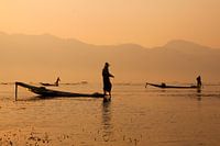 Fischer am Inle-See in Myanmar