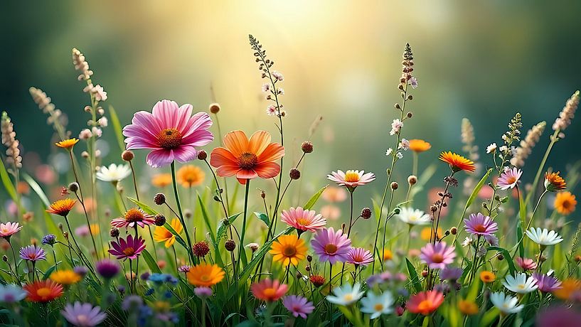 Wildblumen: Ein Farbenspiel von Jean Pierre