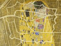 Karte von Leiden Centrum dem Kuss von Gustav Klimt