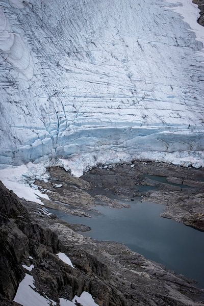 base of a glacier by Sebastian Stef