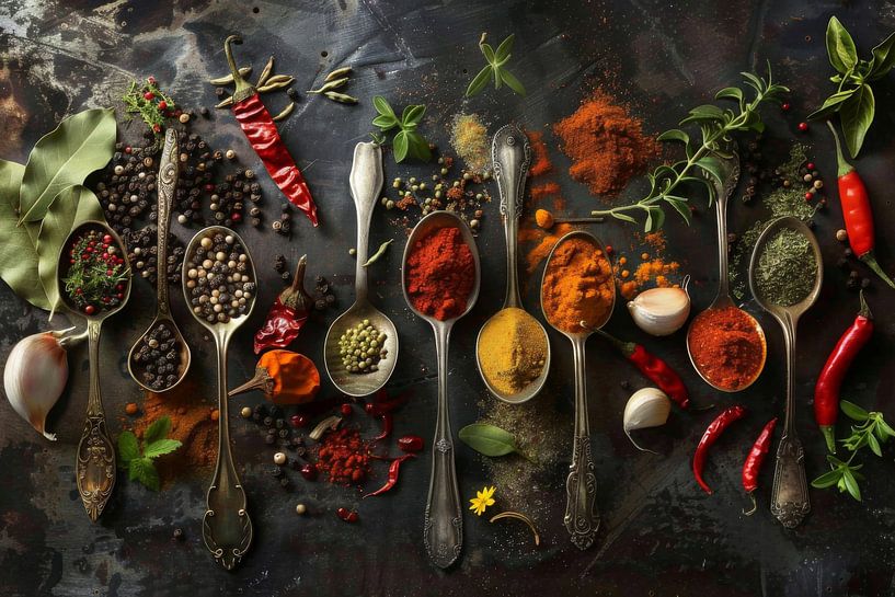 Exotic spice still life by Poster Art Shop