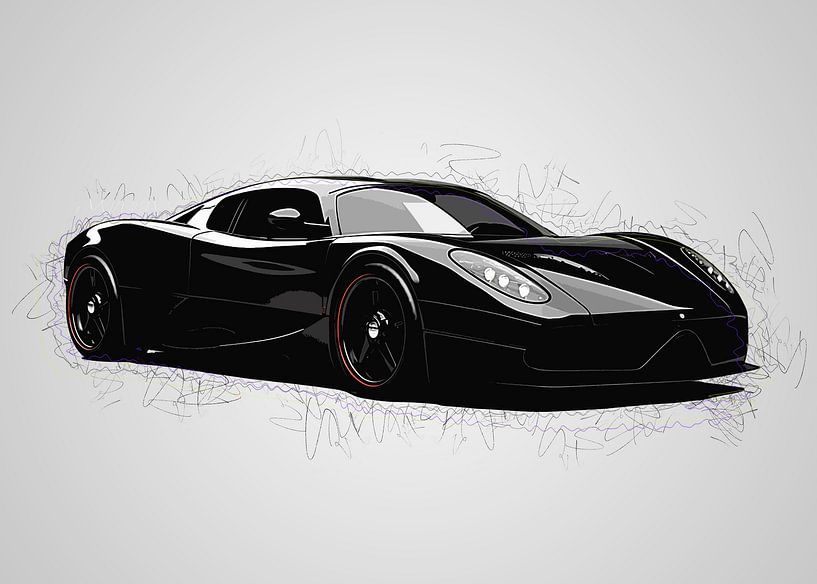 Ultra Black Sport Car by Rizal Azhari