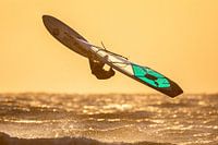Windsurfer zonsondergang
