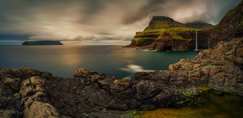 Mulafossur Panorama by Wojciech Kruczynski