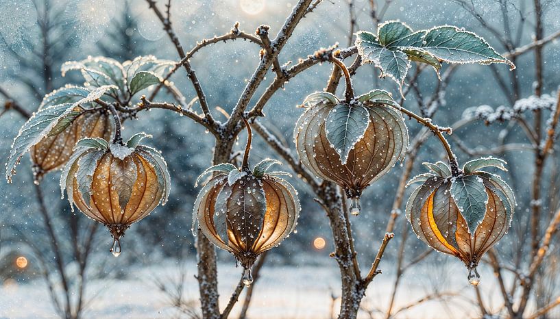Winterlicht - Eisige Laternen von Retrotimes