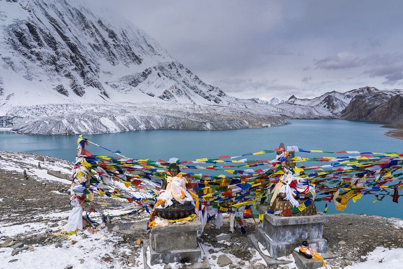 Le lac Tilicho au Népal par Tessa Louwerens