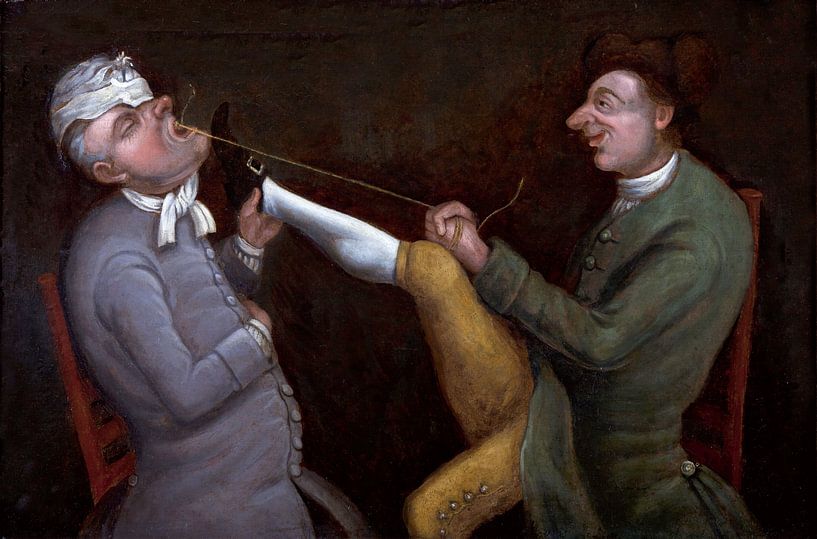 Comique, le dentiste - John Collier par Atelier Liesjes
