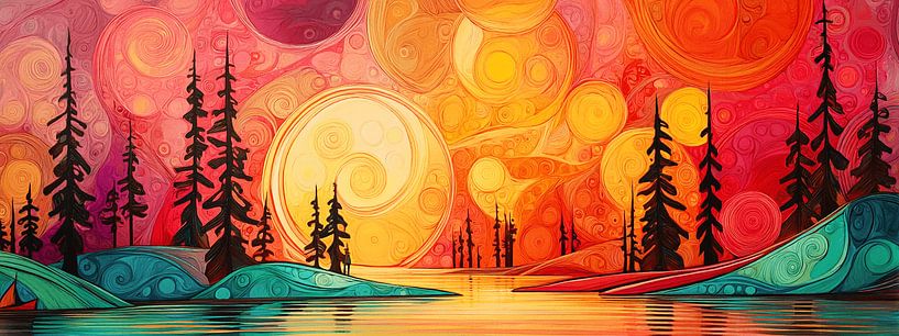 Crépuscule magique par Karina Brouwer