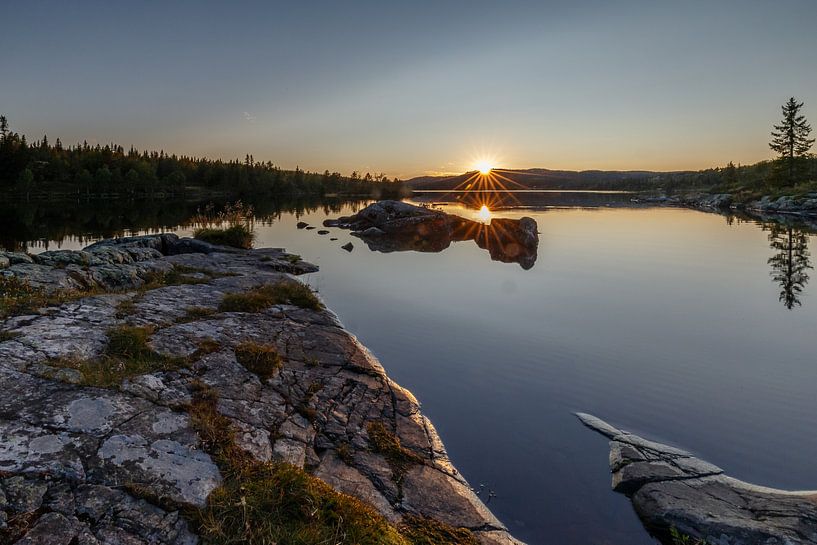 Autumn colours at Norway by Menno Schaefer