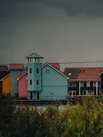 Blaues Häuschen Reitdiephaven Groningen