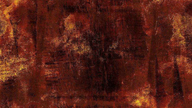 Alchemist, modern nature abstraction in bronze copper by FRESH Fine Art