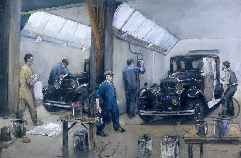 Herman Heijenbrock, Autowerkstatt der Amsterdamsche Rijtuig Maatschappij (ARM) von Atelier Liesjes