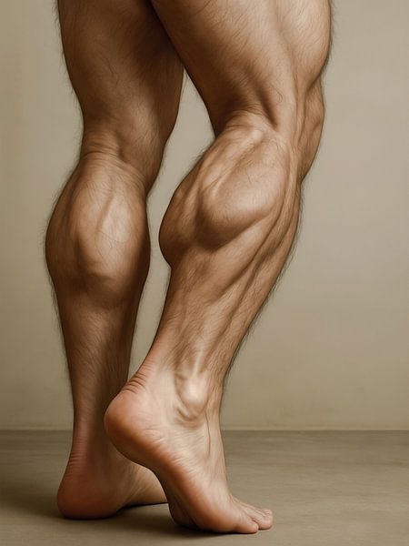 Muscular Male Legs and Feet by Markus Gann