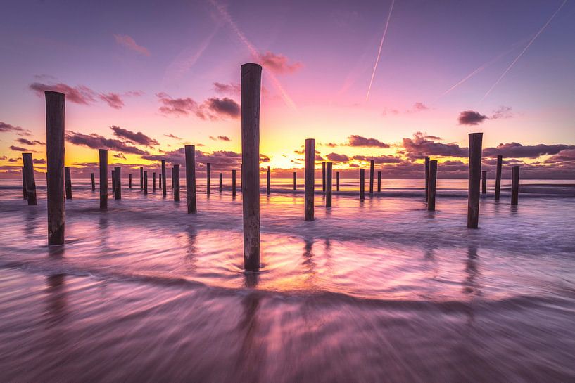 Sunset tranquility van Costas Ganasos