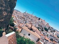 Weißes Dorf in Andalusien