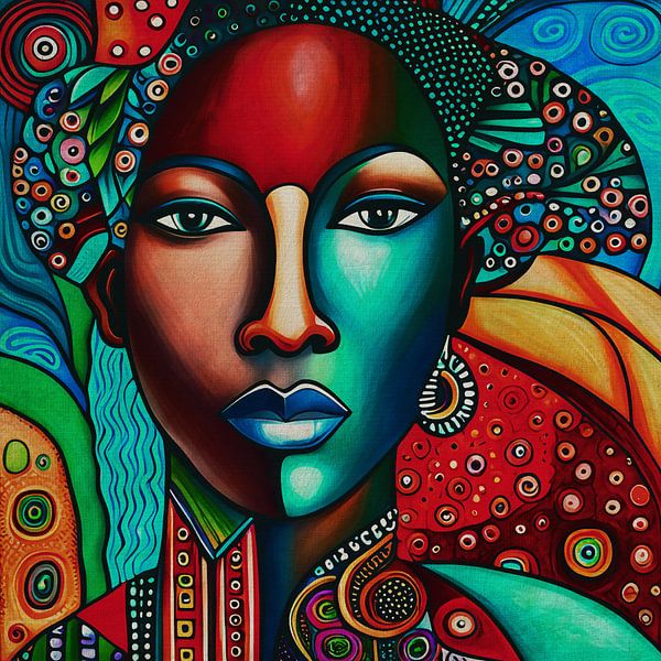 Color split portrait by Jan Keteleer