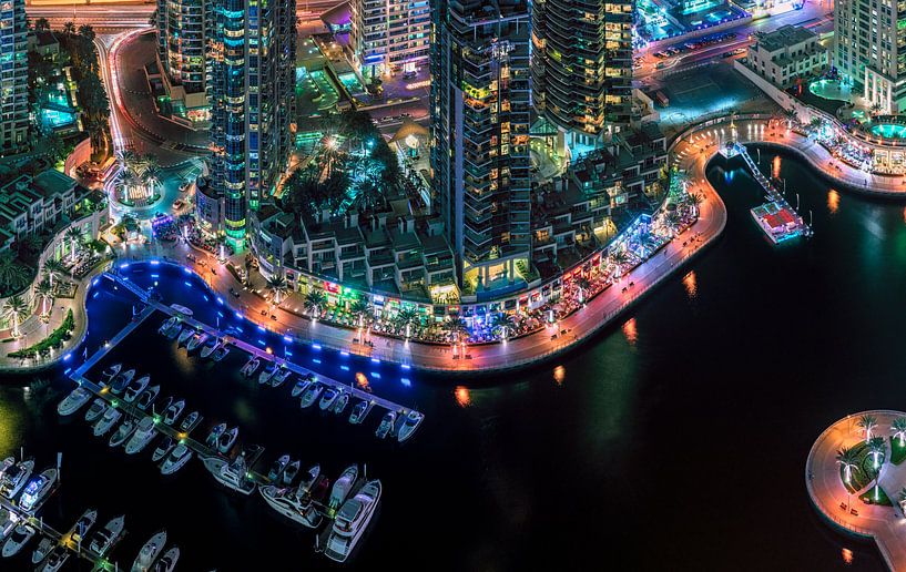 Dubai Marina Walk van Rene Siebring