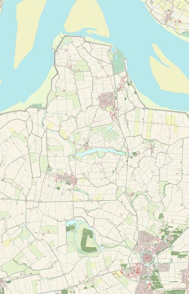 Carte de Hulst par Rebel Ontwerp