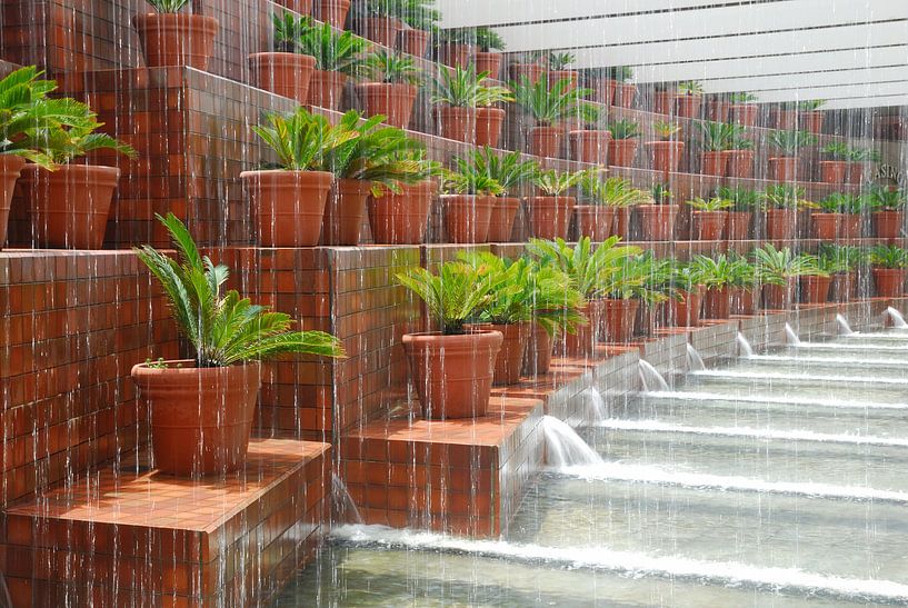 Rain in Barcelona by Herman Moor