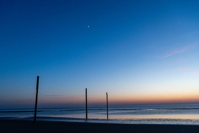 Zonsondergang over de Waddenzee 1 van Anne Böhle