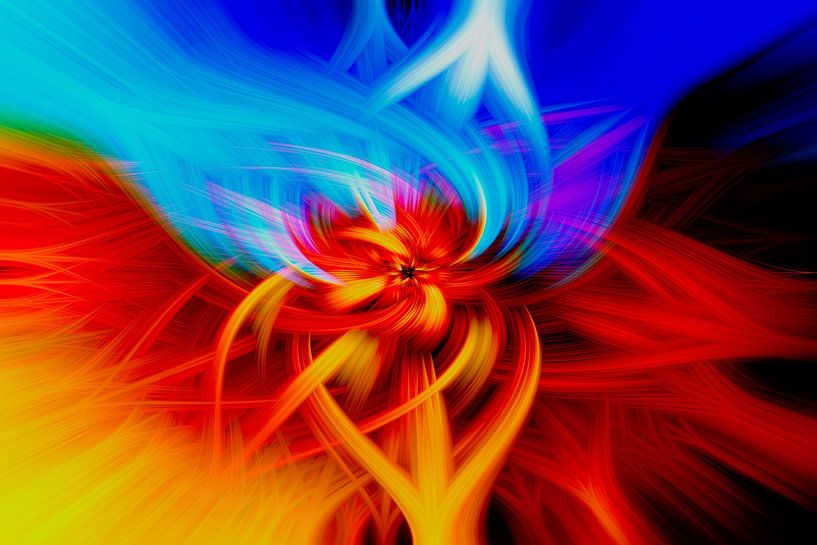 Art, jeu de lignes. Créé numériquement par Gert Hilbink