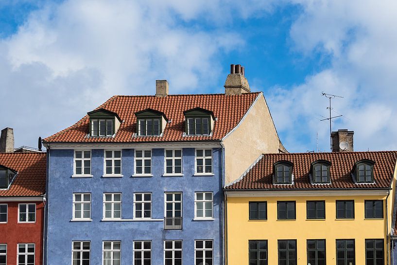 Nyhavn in der Stadt Kopenhagen, Dänemark von Rico Ködder