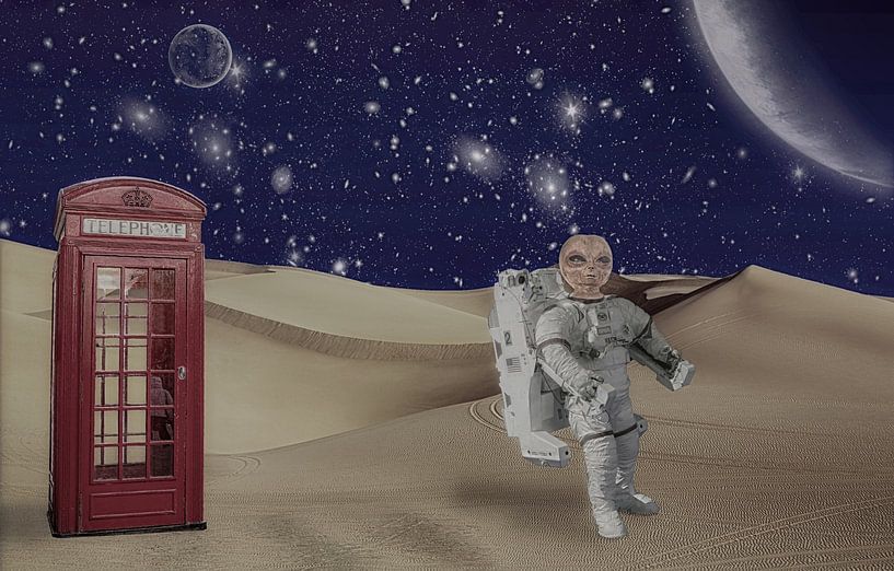 E.T. telefoniert nach Hause von Yvonne Smits