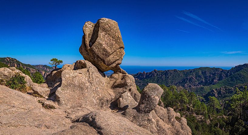 Balanced Rock &quot;Roches de Sentinel&quot;, L'Ospedale, Corse, France by Emel Malms