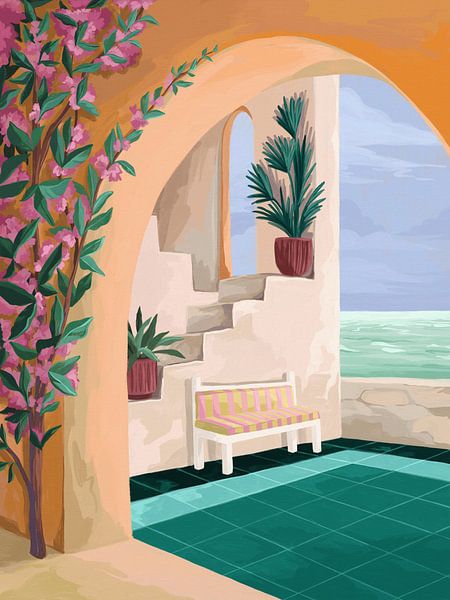 Bench with a view van Goed Blauw