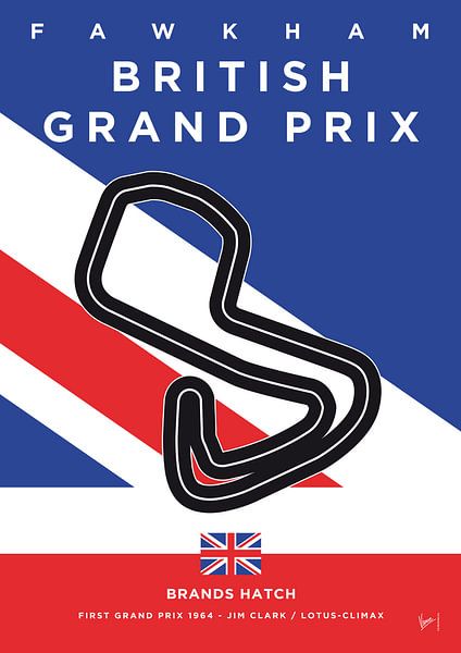 1964 Brands Hatch par Chungkong Art