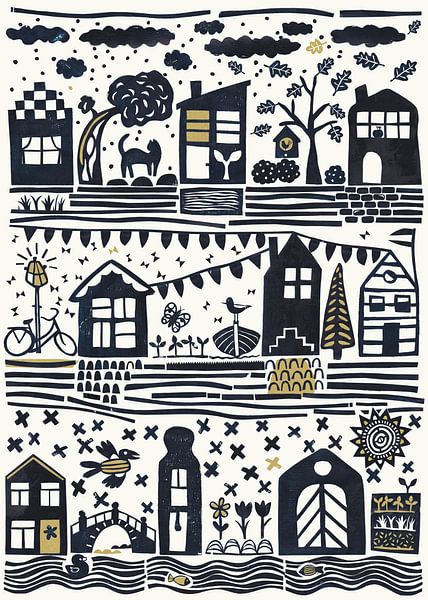 Holländisches Dorf Vibes von Aribombari - Ariane Nijssen