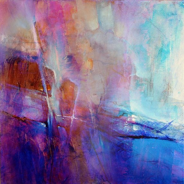 Crossing - sanfte Farben im weiten Raum von Annette Schmucker