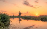 Broek mill windmill sunrise Mill landscape
