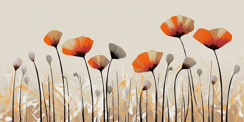 Blumen abstrakt von Bert Nijholt